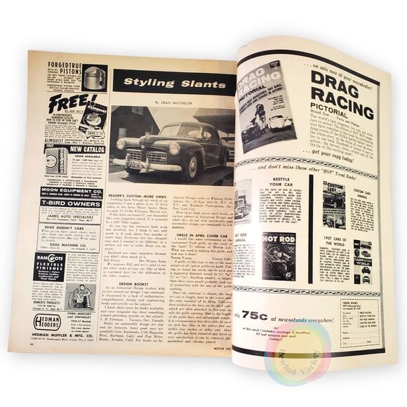 Motor Life Magazine July 1957 Customs of the Year 1958 Chevy Design Styling - Picture 7 of 8